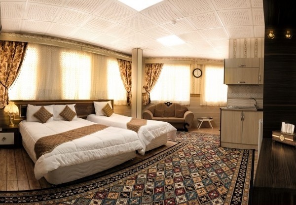 اتاق سه تخته هتل الزهرا یزد